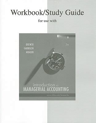 Study guide and workbook for managerial accounting. - Manuale della macchina da cucire viking husqvarna 3310.