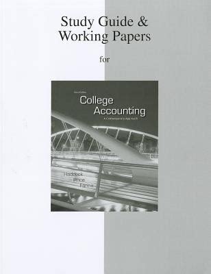 Study guide and working papers for college accounting a contemporary approach. - Study guide for siegel s criminology theories patterns and typologies 11th.