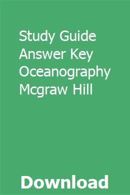 Study guide answer key oceanography mcgraw hill. - 1988 cadillac eldorado seville service information manual.