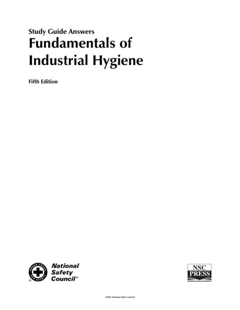 Study guide answers fundamentals of industrial hygiene 2. - Language gender and professional writing theoretical approaches and guidelines for nonsexist usage.