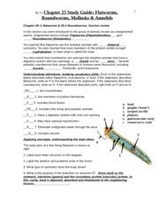 Study guide answers section 1 flatworms. - Professional review guide for the cca examination 2011 edition 1st edition.