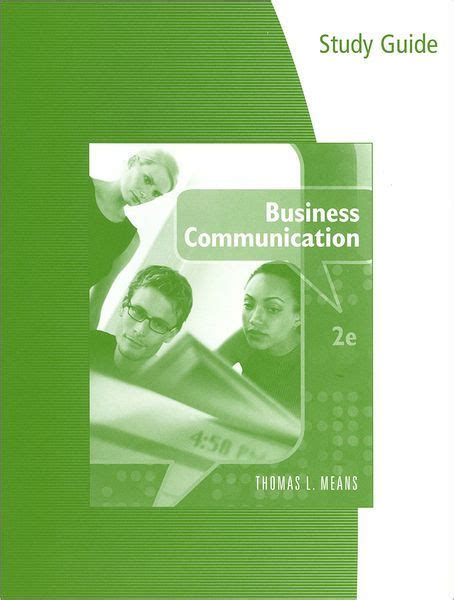 Study guide business communications by thomas means. - Dissertation de culture générale par l'exemple.