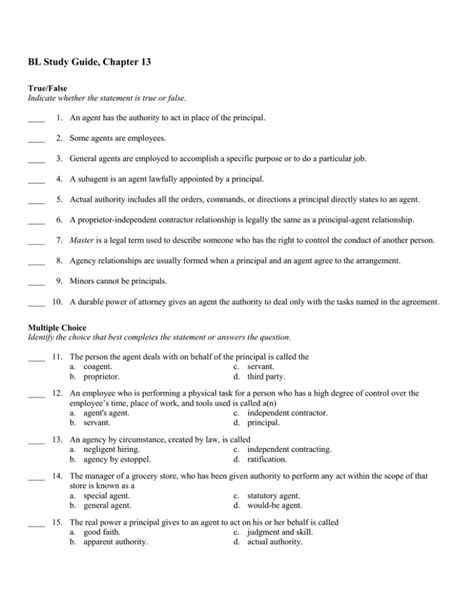 Study guide ch 13a answer key. - Manual for a 90 cc pantera motorcycle.