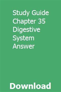 Study guide chapter 35 digestive system. - Gmc yukon repair manual for vent door.