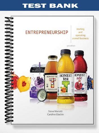 Study guide entrepreneurship 3rd edition mariotti. - Mensaje a los compañeros de la juventud.
