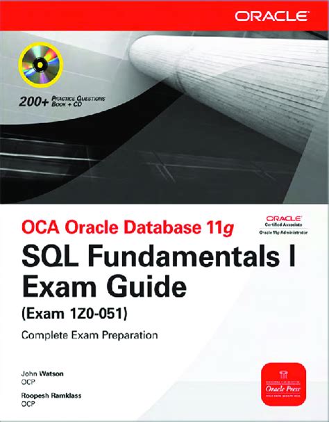 Study guide for 1z0 051 oracle database 11g sql fundamentals i oracle certification prep. - The first five years of the priesthood a study of newly ordained catholic priests.