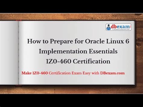Study guide for 1z0 460 oracle linux 6 implementation essentials oracle certification prep. - Haciendo de la sidra artesanal una guía de side.