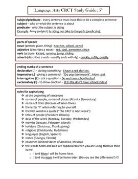 Study guide for 5th grade language arts. - Dantes inferno primas official game guide prima official game guides.