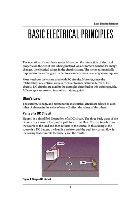 Study guide for basic industrial electricity. - Pacing guide for oklahoma academic standards.