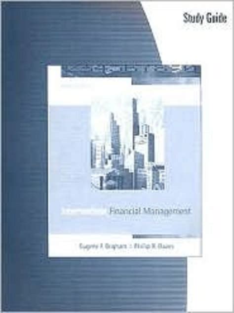 Study guide for brighamdaves intermediate financial management 9th. - 2005 suzuki ltz 400 owners manual.