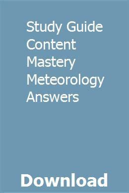 Study guide for content mastery weather systems. - Die zivilrechtliche haftung des geschaftsleiters der europaischen privatgesellschaft.