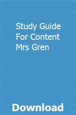 Study guide for content mrs gren. - Download immediato manuale di riparazione motore diesel yanmar 3ym30 3ym20 2ym15.