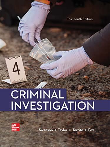 Study guide for criminal investigations swanson. - Chem lab manual answers miami dade.