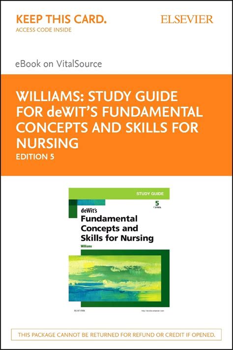 Study guide for dewits fundamental concepts and skills for nursing elsevier ebook on vitalsource retail access. - Students guide to fourier laplace and z transcorms technical lap series book 5.