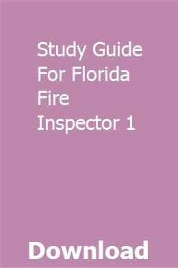 Study guide for florida fire inspector 1. - Solutions manual ap biology 9th edition campbell.