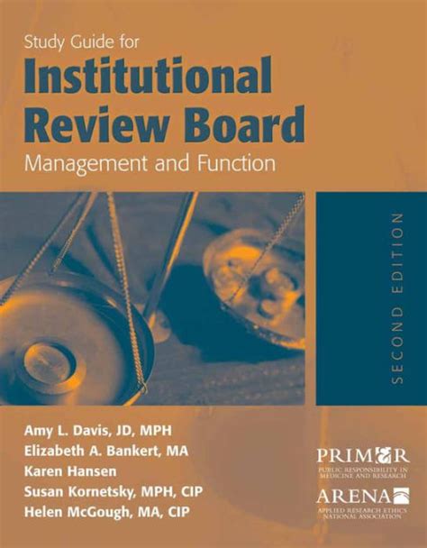 Study guide for institutional review board management and function. - Australian master financial planning guide 2012 13.