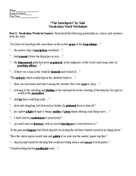 Study guide for interlopers with answer key. - The brief penguin handbook 5th edition.