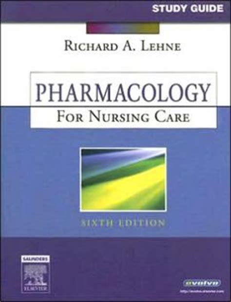 Study guide for lehnes pharmacology for nursing care by richard a lehne. - Suzuki dt 3 5 service manual.
