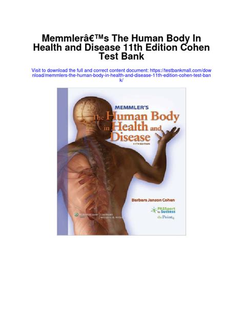 Study guide for memmlers the human body in health and disease 11th edition. - Hydro flame furnace manual atwood model 7916.