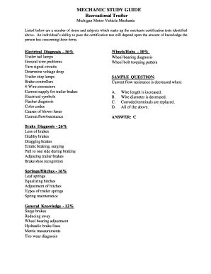 Study guide for michigan mechanic tests. - Hp officejet pro 8600 a910 manual.