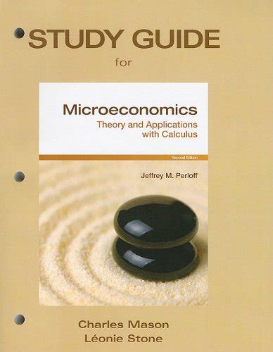 Study guide for microeconomics theory and applications with calculus. - Ford ranger wl engine manual repair.