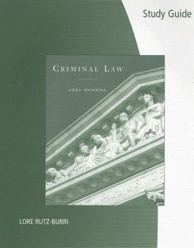 Study guide for samaha s criminal law. - 2000 town and country van owners manual.