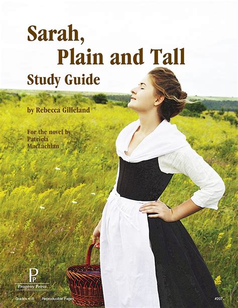 Study guide for sara plain and tall. - Janome 300 nuovo manuale della macchina per cucire a casa.