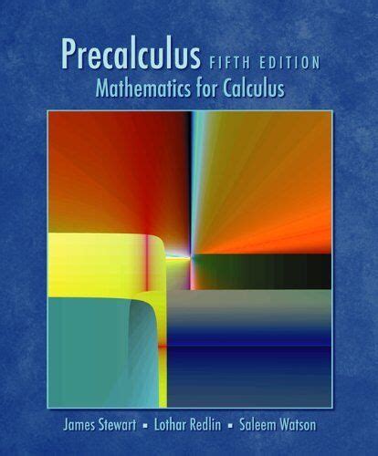 Study guide for stewart redlin watson s precalculus mathematics for. - Cross section and experimental data analysis using eviews.