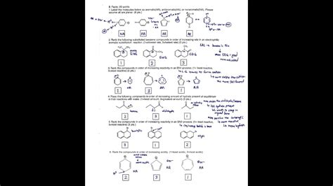 Study guide for une organic chemistry exam. - Grave problema do desvio do menor.