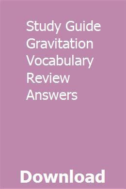 Study guide gravitation vocabulary review answers. - I am number four lorien legacies 1 pittacus lore.