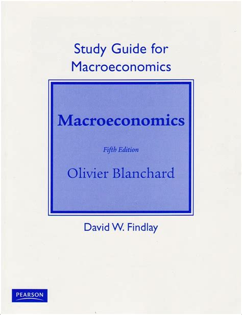 Study guide macroeconomics david w findlay oliver. - Problema da protecção da marca quando usada por terceiro para produtos não idênticos nem similares.