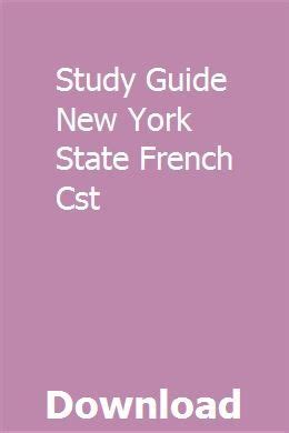 Study guide new york state french cst. - Celtas en los valles altos del duero y del ebro.
