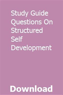 Study guide questions on structured self development. - Winning a training and showing guide for hunter seat riders.