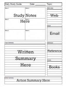 Study guide template for middle school. - Solution manual basic workshop practice and technology.