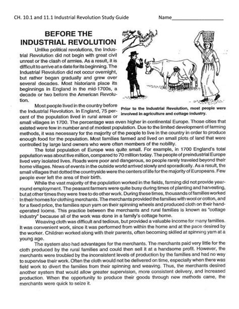 Study guide the industrial revolution begins. - Illustrated tool and equipment manual airbus.