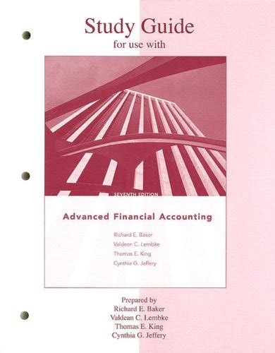 Study guide to accompany advanced financial accounting. - Bibliografisk vejledning til studiet af nordisk litteratur og sprog.