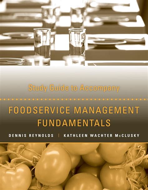 Study guide to accompany foodservice management fundamentals. - John hedgecoes new manual of photography by john hedgecoe.