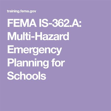 Study guide to fema is 362. - An insiders guide to managing sporting events.