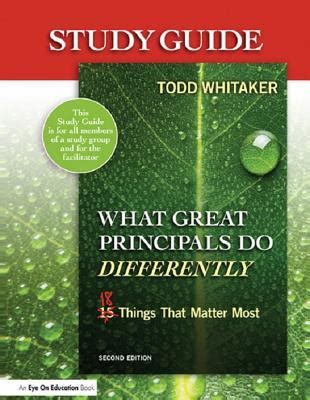 Study guide what great principals do differently 2nd edition eighteen. - Stevens model 94 12 gauge manual.