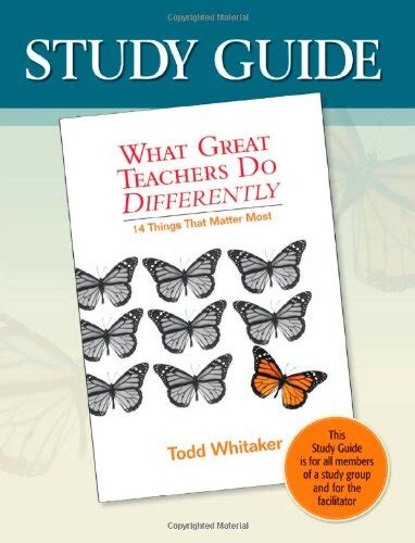 Study guide what great teachers do differently 14 things that matter most. - Family and children services specialist study guide.