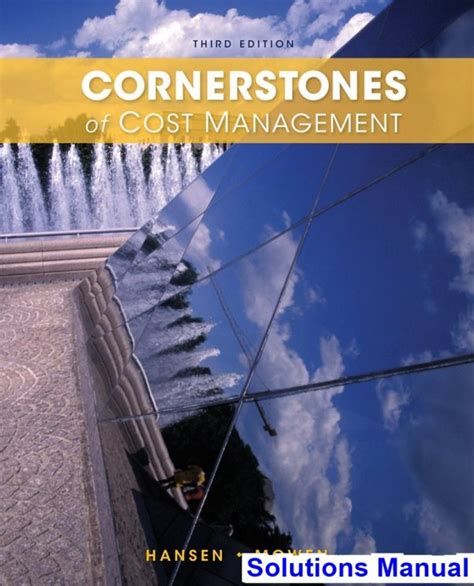 Study manual cornerstones of cost management. - Thinking anthropologically a practical guide for students 3rd edition.
