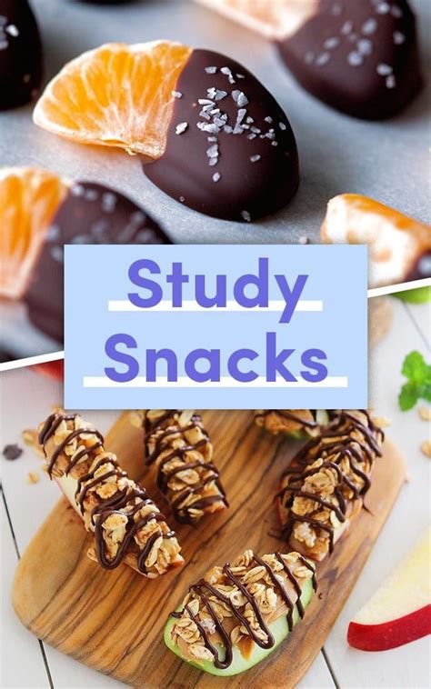 Study snacks. Popcorn. A great snack to help you stay awake and alert while you are studying as it is not super filling, so you can eat a lot of it and not feel full or weighed down. To make it extra healthy, pop it in olive oil and stay away from excess butter. The key thing to remember when choosing a studying snack is to stay away … 