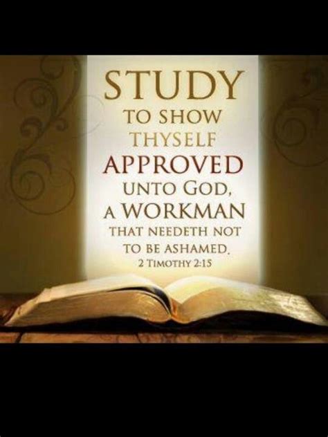 Study to show yourself approved kjv. 15 Do your best to present yourself to God as one approved, a worker who does not need to be ashamed and who correctly handles the word of truth. 2 Timothy 2:15 — King James Version (KJV 1900) 15 Study to shew thyself approved unto God, a workman that needeth not to be ashamed, rightly dividing the word of truth. 