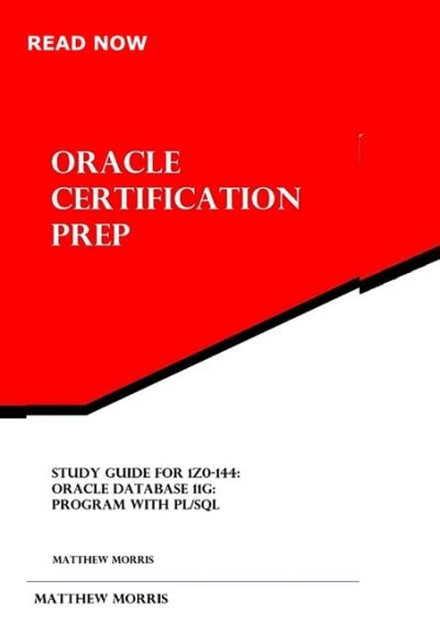 Full Download Study Guide For 1Z0144 Oracle Database 11G Program With Plsql By Matthew Morris