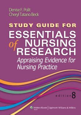 Full Download Study Guide For Essentials Of Nursing Research By Denise F Polit