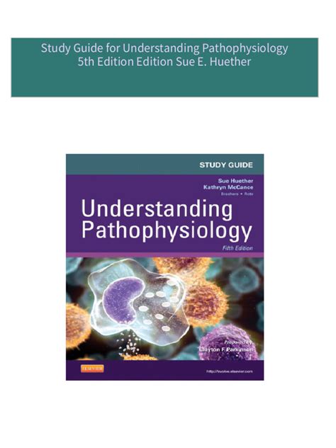 Download Study Guide For Understanding Pathophysiology  Ebook By Sue E Huether