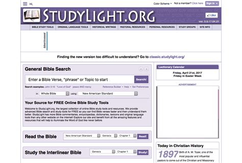 Studylight org app. This lexicon has been developed to aid the user in understanding the original text of the Hebrew Old Testament. By using the Strong's version of the King James, New American Standard, Holman Christian Standard, English Standard Version, Berean Study Bible or World English Bible, a deeper knowledge, of the passage being studied, can be gained. 