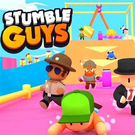 Stumbli. Play. 8. Stumble Guys is a massively multiplayer group elimination game where up to 32 players can compete online advancing round after round in ever-increasing chaos to try to become the last survivor! If you fall, you'll have to start over and run as fast as you can. 