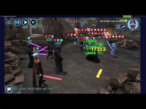 Stun swgoh. EP, Tarkin, Thrawn, Mara Jade and a 4th can do it as well. Fracture Anakin, kill QGJ, then use EP/MJ to keep the enemy TM at 0 with staggers, shock and stun. Mirror match with oQGJ, kill QG, Anakin booms, you boom back and kill their whole team. Darth Revan works if you have him so long as you keep Anakin feared. 