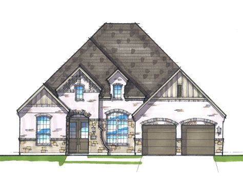 Stunning Spanish Style Home by Highland Homes Plan 216